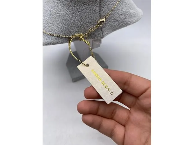 Autre Marque AMBAR SCEATS Collares T.  Chapado en oro Dorado 