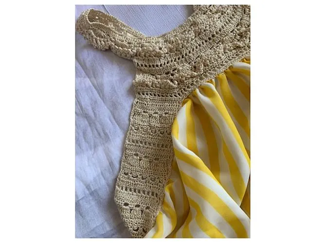 Autre Marque Vestidos Dorado Crudo Amarillo 