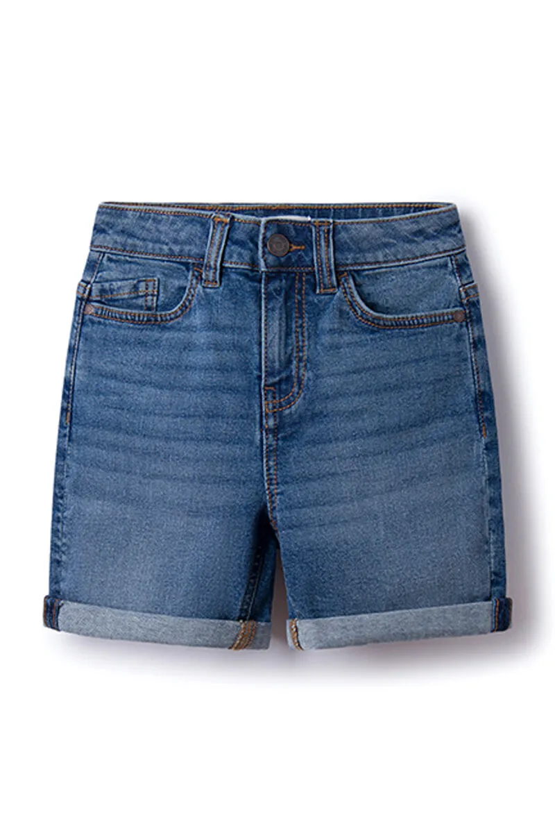 Bermudas denim niño