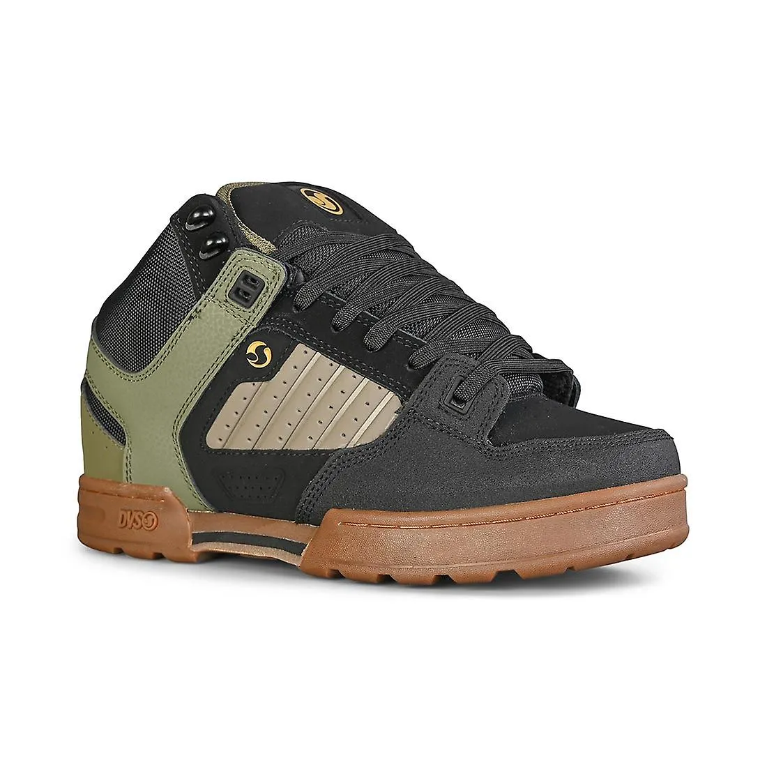 Bota DVS Militia - Negro/Oliva/Atigrado