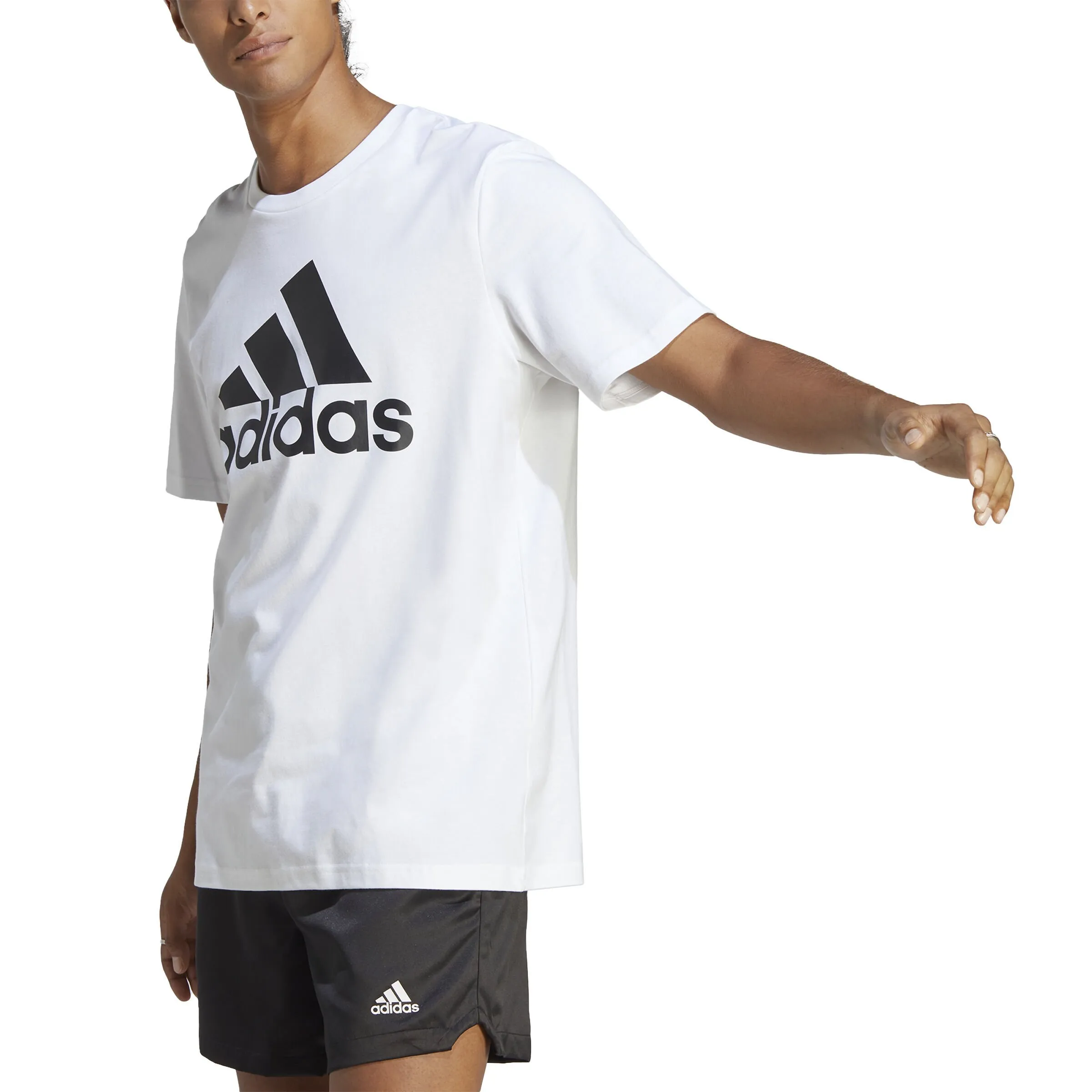 Essentials Single Jersey Big Logo Camiseta De Manga Corta Hombres