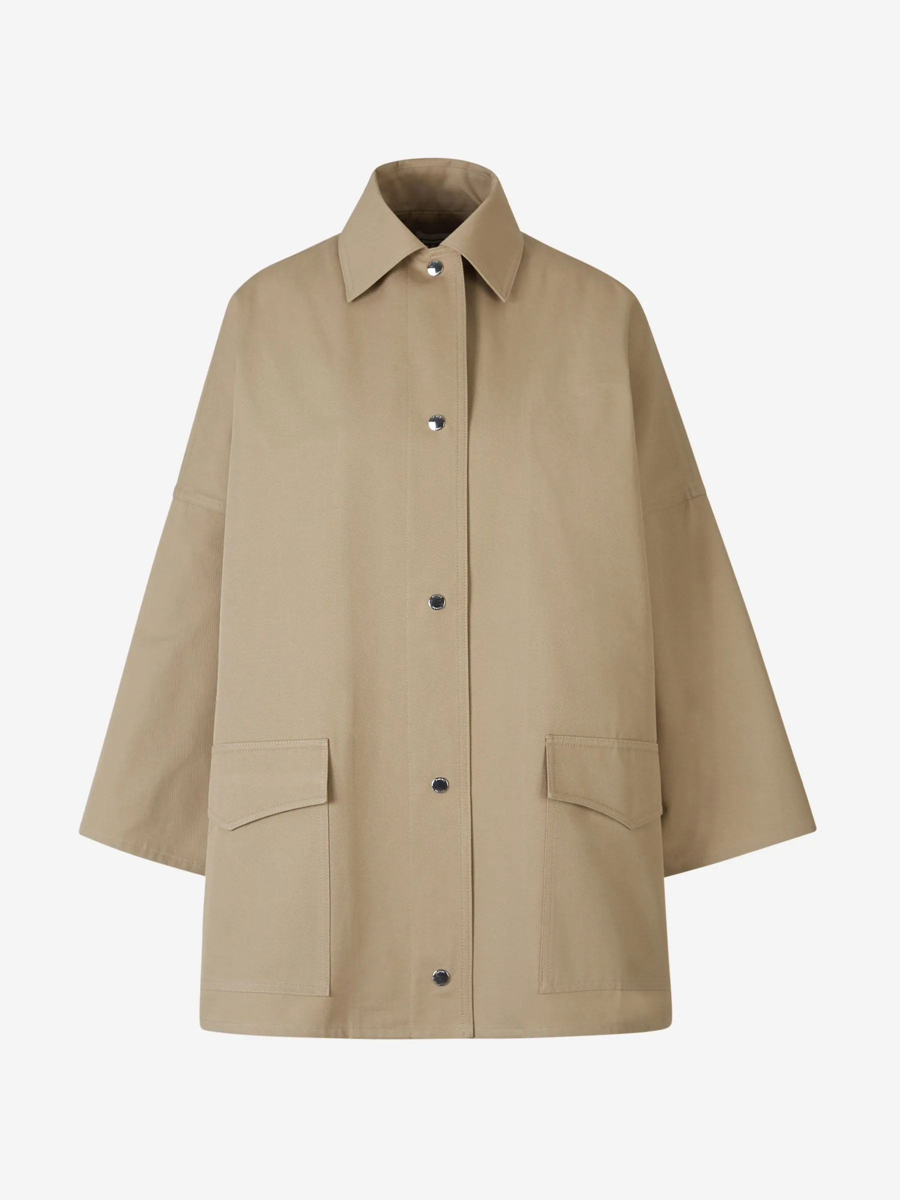 Gabardina Oversize Algodón