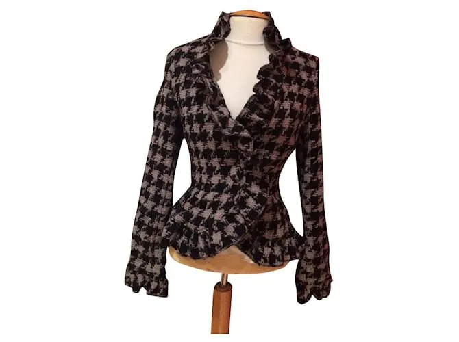 Irié Chaquetas Negro Beige 