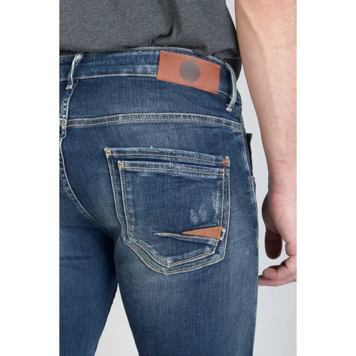 Jeans adjusted elástica 700/11, largo 34