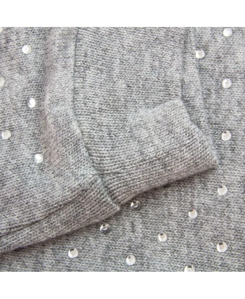 Jersey Niña Miss Grant Gris Strass