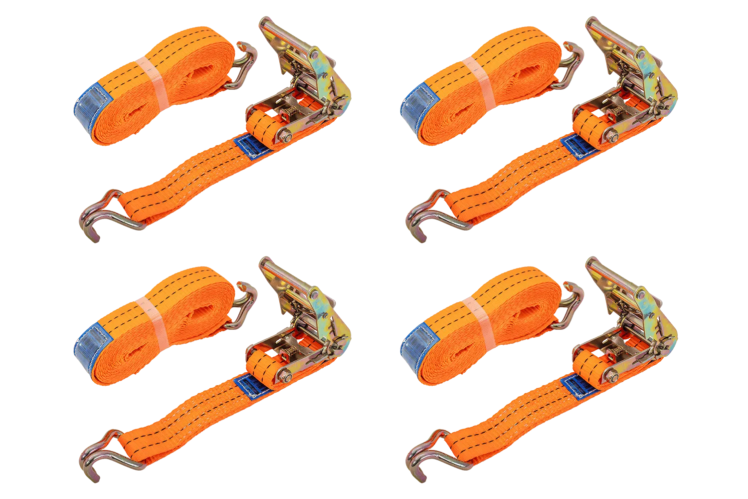 Juego de cuatro correas de transporte con tensor UNITRAILER 6m/35mm/2t