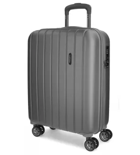 MOVOM MALETA DE CABINA MOVOM WOOD RÍGIDA ANTRACITA -40X55X20CM-