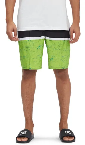 pantalones cortos de baño DC Topline 19 - GEN0/Limeade - men´s
