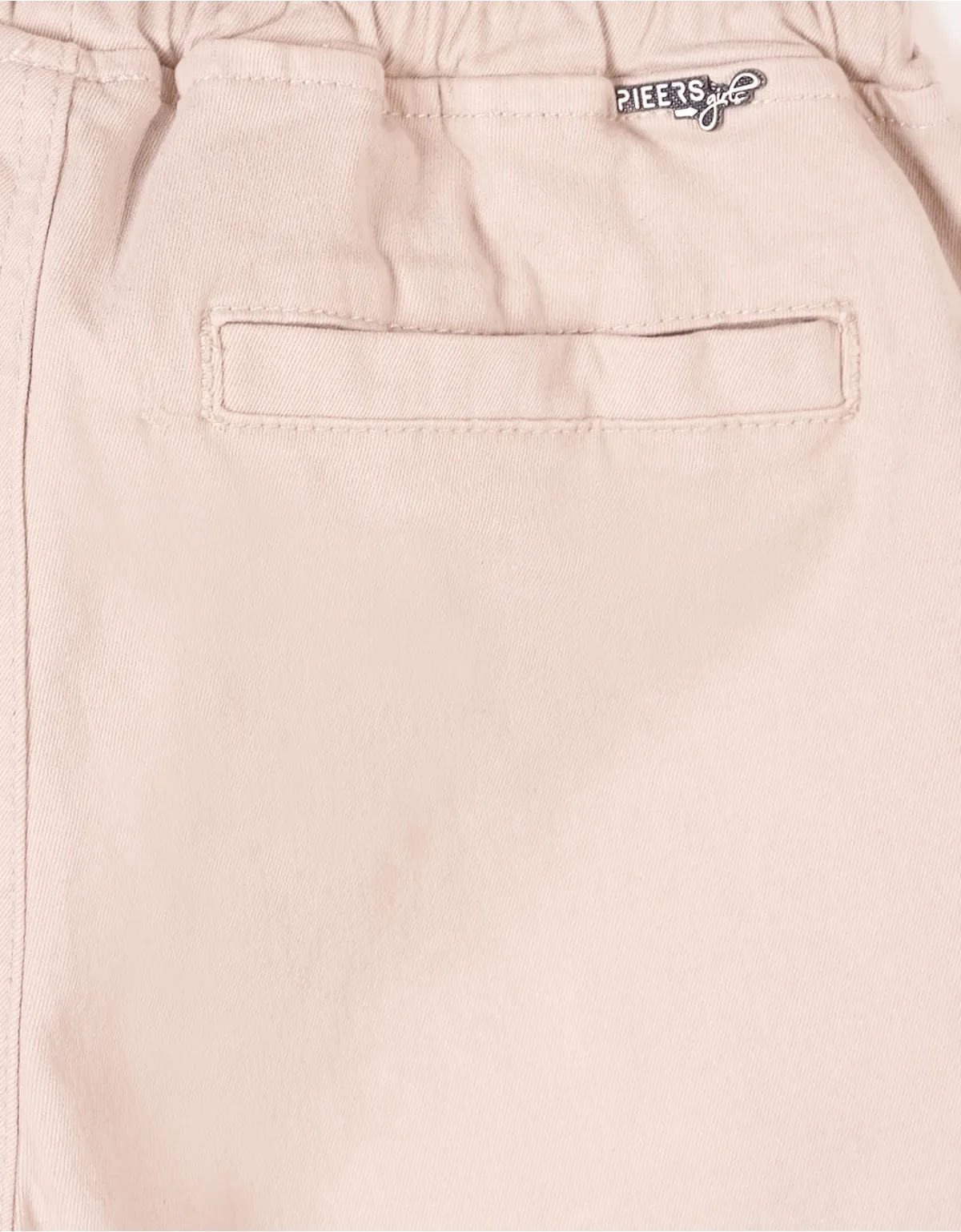 Pantalón jogger beige tiro alto