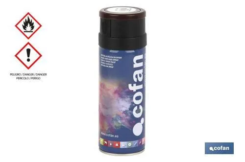 Pintura de Esmalte Acrílica| En Spray | Envase de 400 ml | Varios Colores