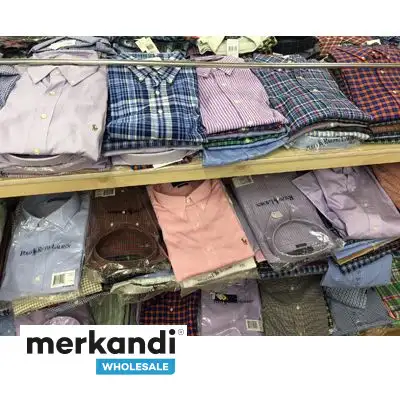 Polo Ralph Lauren al por mayor Hombres l / s botones camisas delanteras 36pcs.