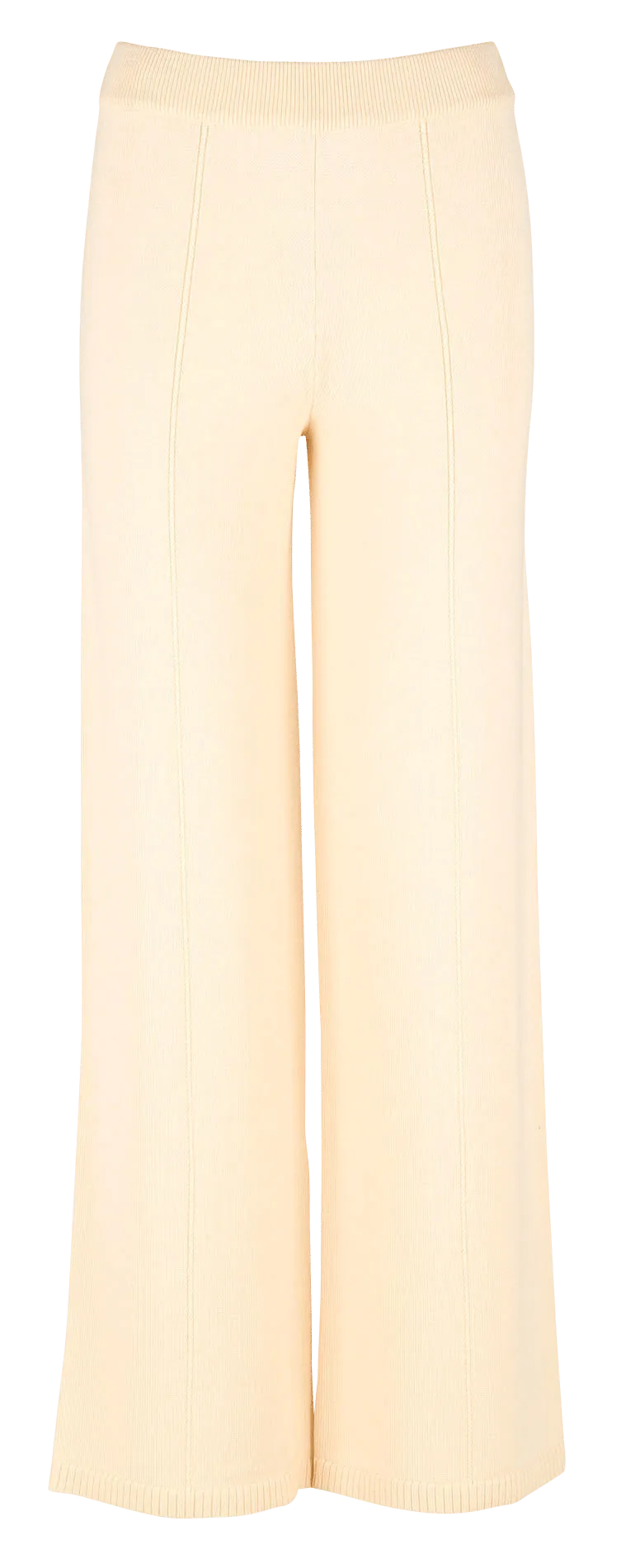 RAGTIME - Pantalón de lana ancho en beige