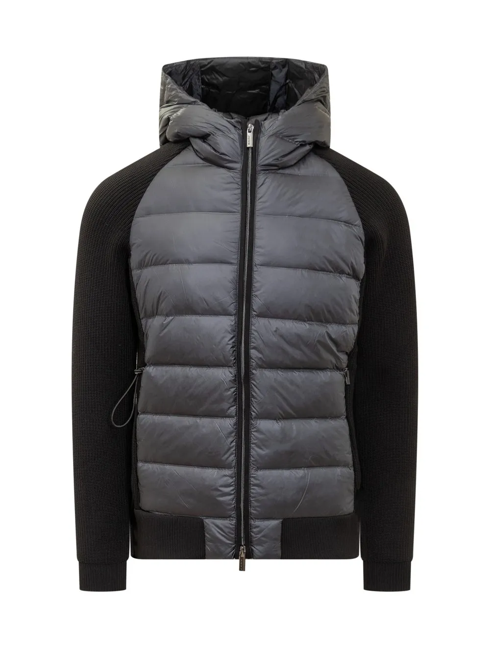 RRD Hood Zip Knitted Down Jacket