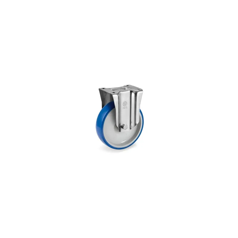 Rueda serie 61 fija Ø125mm poliuretano 180kg TELLURE