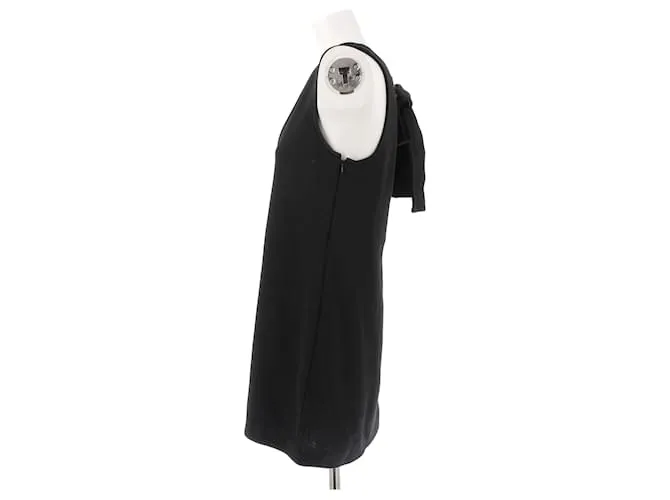 TIBI Vestidos T.International S Poliéster Negro 