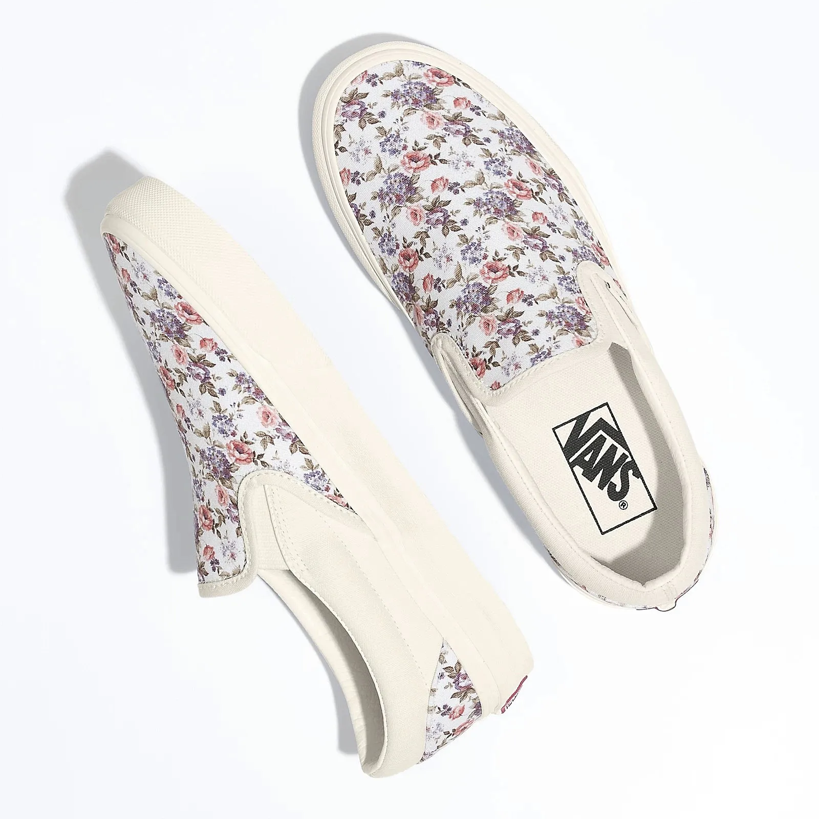 zapatos Vans Classic Slip-On - Vintage Floral Marshmallow - women´s